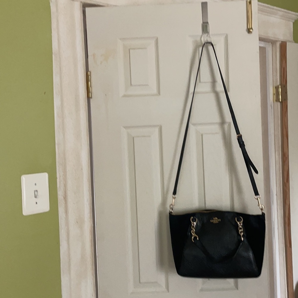 COACH IMBLK leather and suede bag - Picture 4 of 5